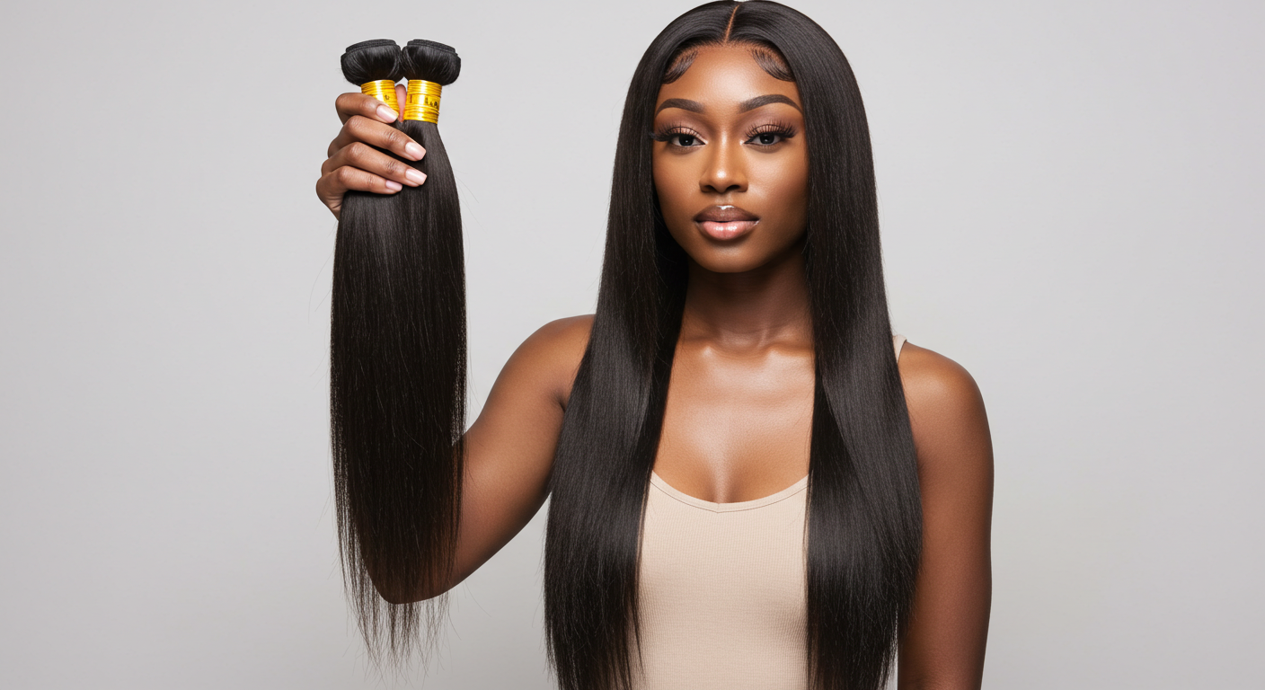 Straight  hair bundle